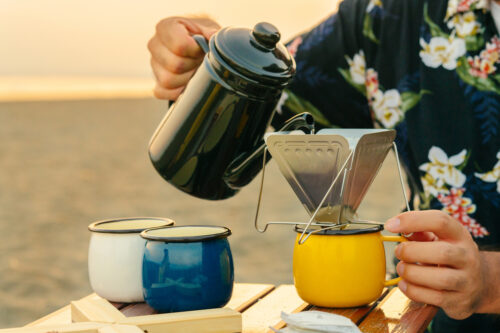 Cafetière japonaise : arômes du bout du monde